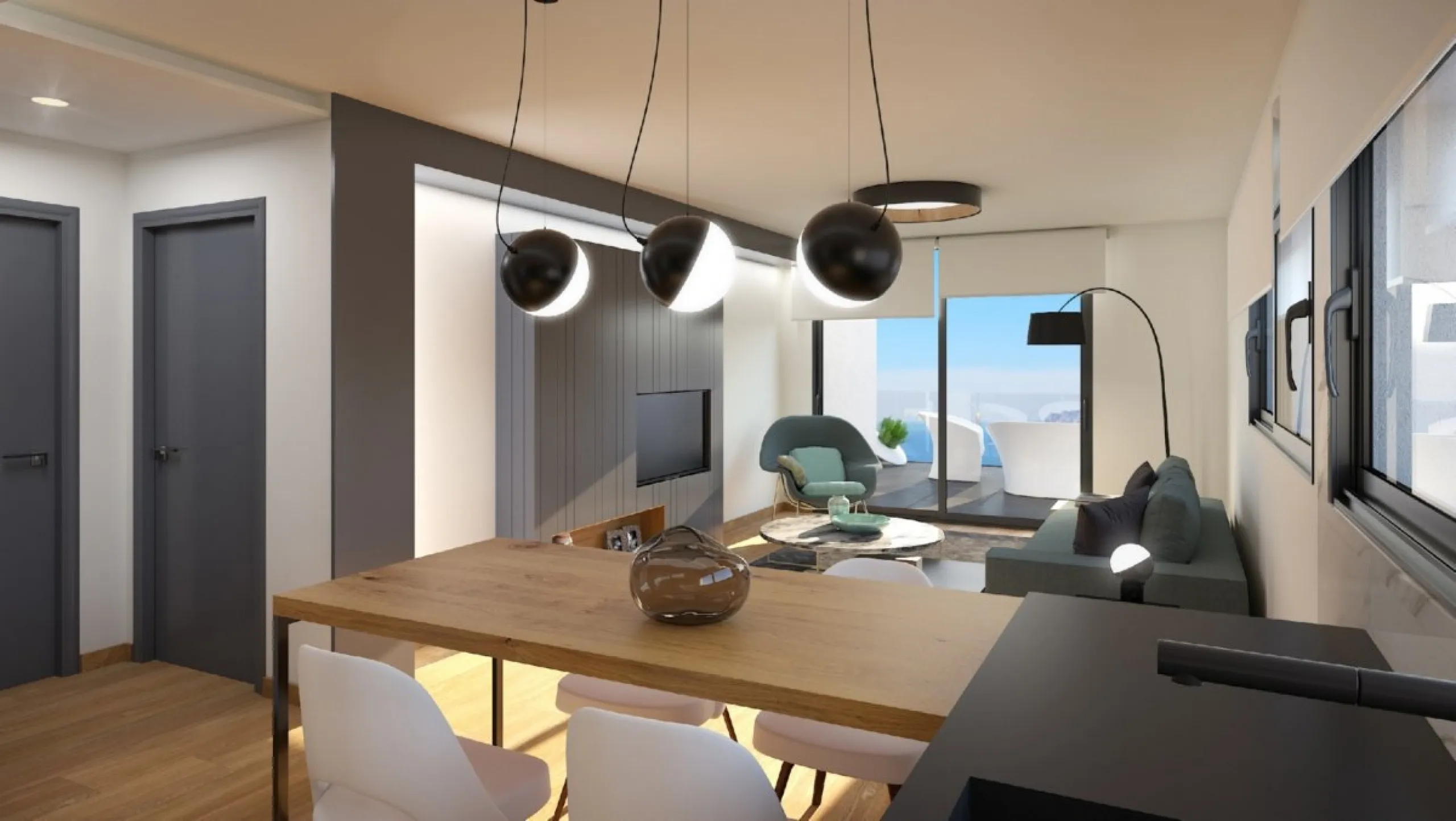 Moderno apartamento con impresionantes vistas en Benitachell.