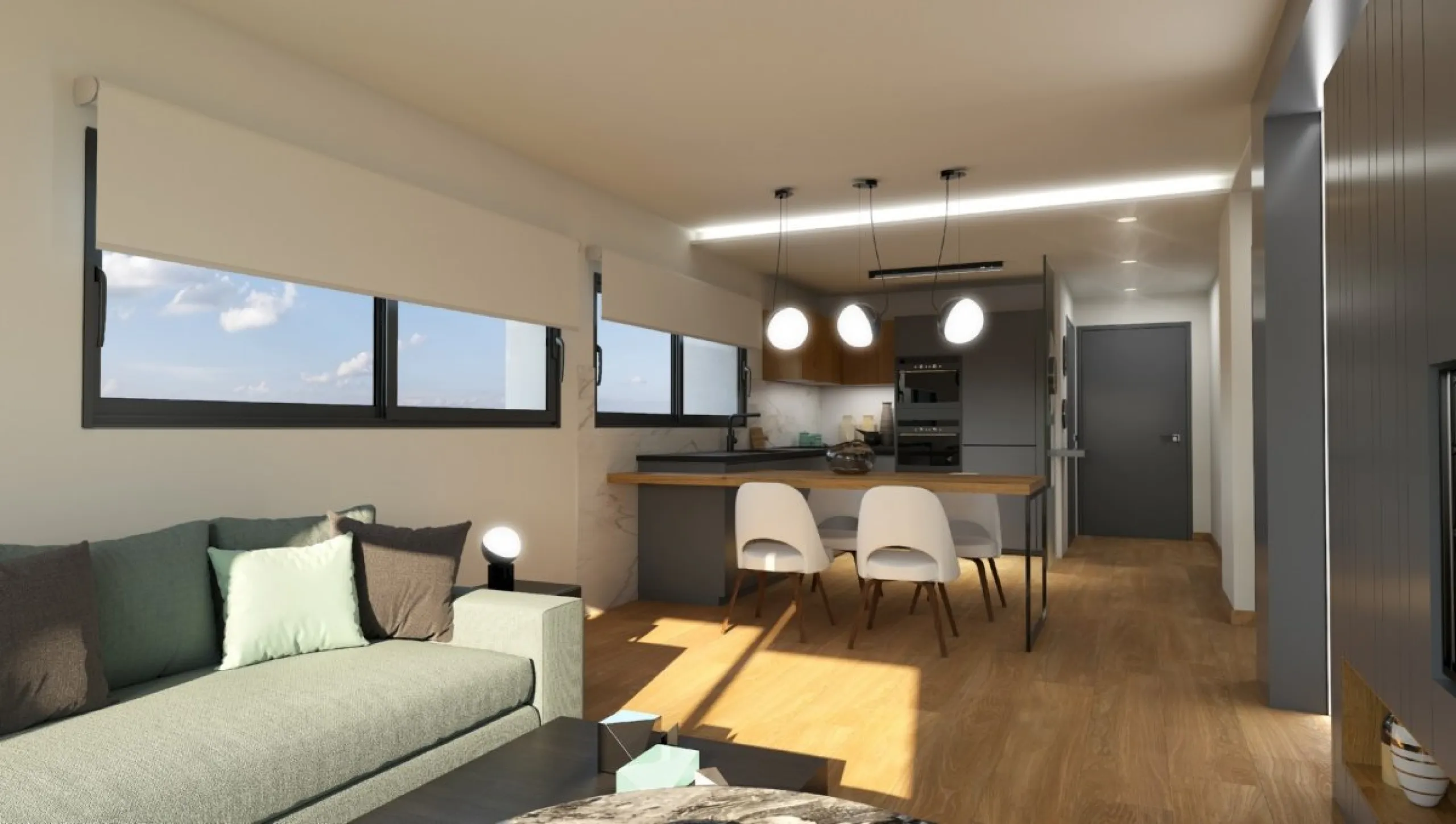Moderno apartamento con impresionantes vistas en Benitachell.