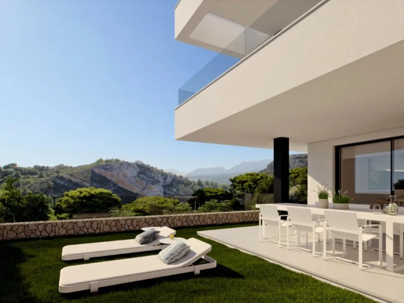 Moderno apartamento con impresionantes vistas en Benitachell.