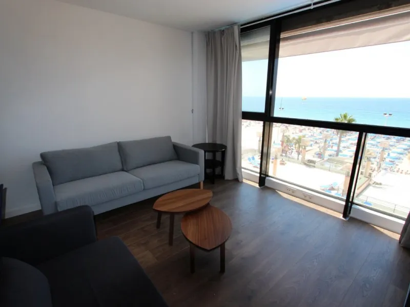 Apartment in first line of the Levante beach in Benidorm