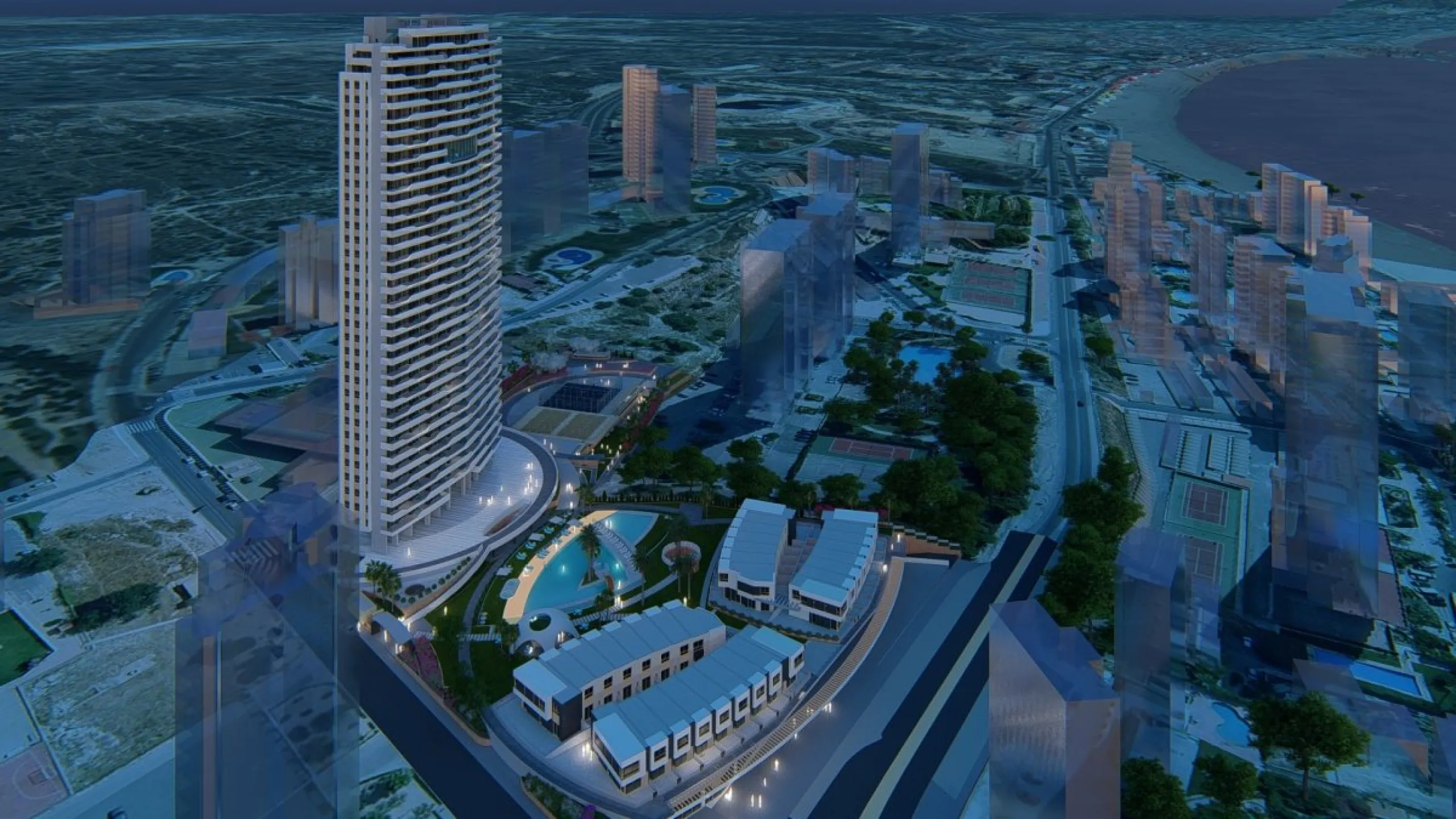 Apartments with spectacular views and great location in Benidorm