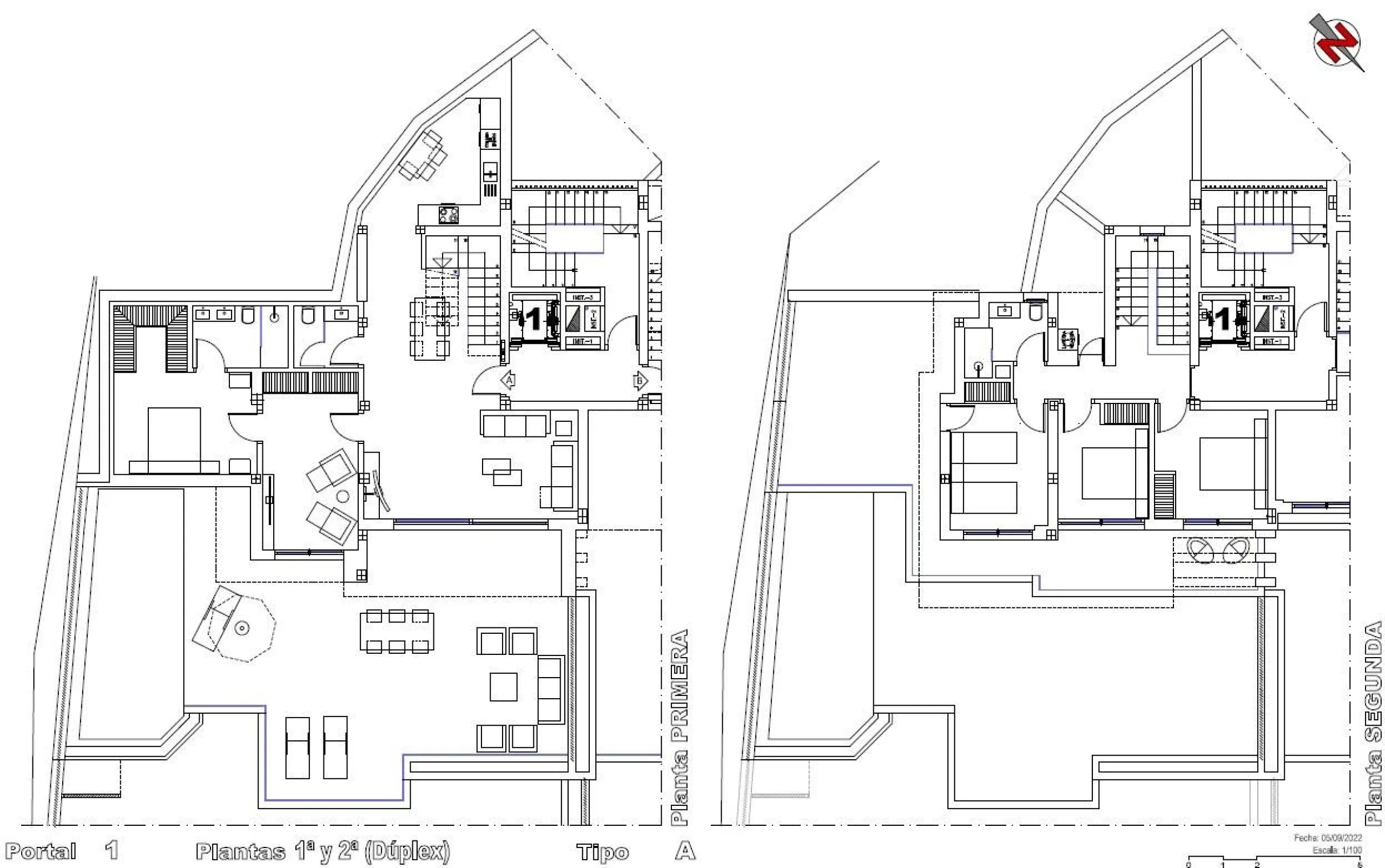 Apartamento dúplex en primera línea de la playa de Poniente