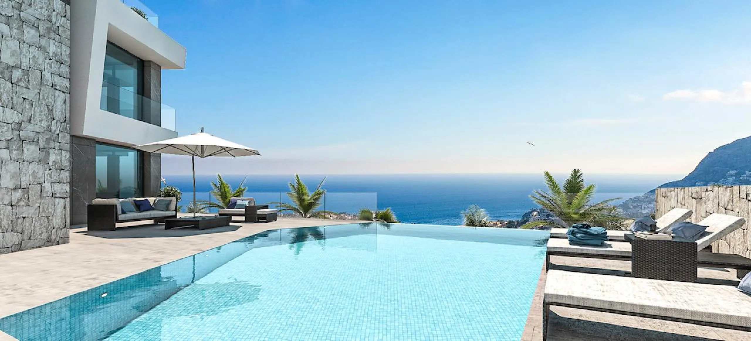 Nueva Promocion en Calpe de 6 Villas de lujo modernas e independientes con vistas al mar