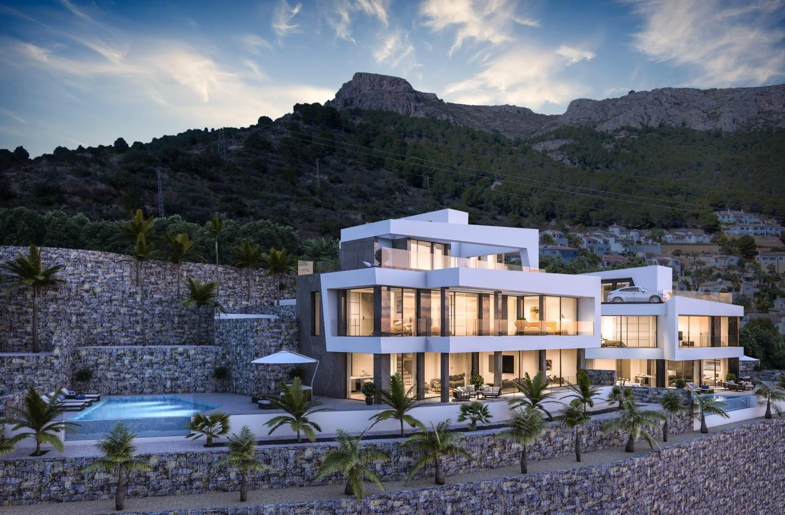 Nueva Promocion en Calpe de 6 Villas de lujo modernas e independientes con vistas al mar