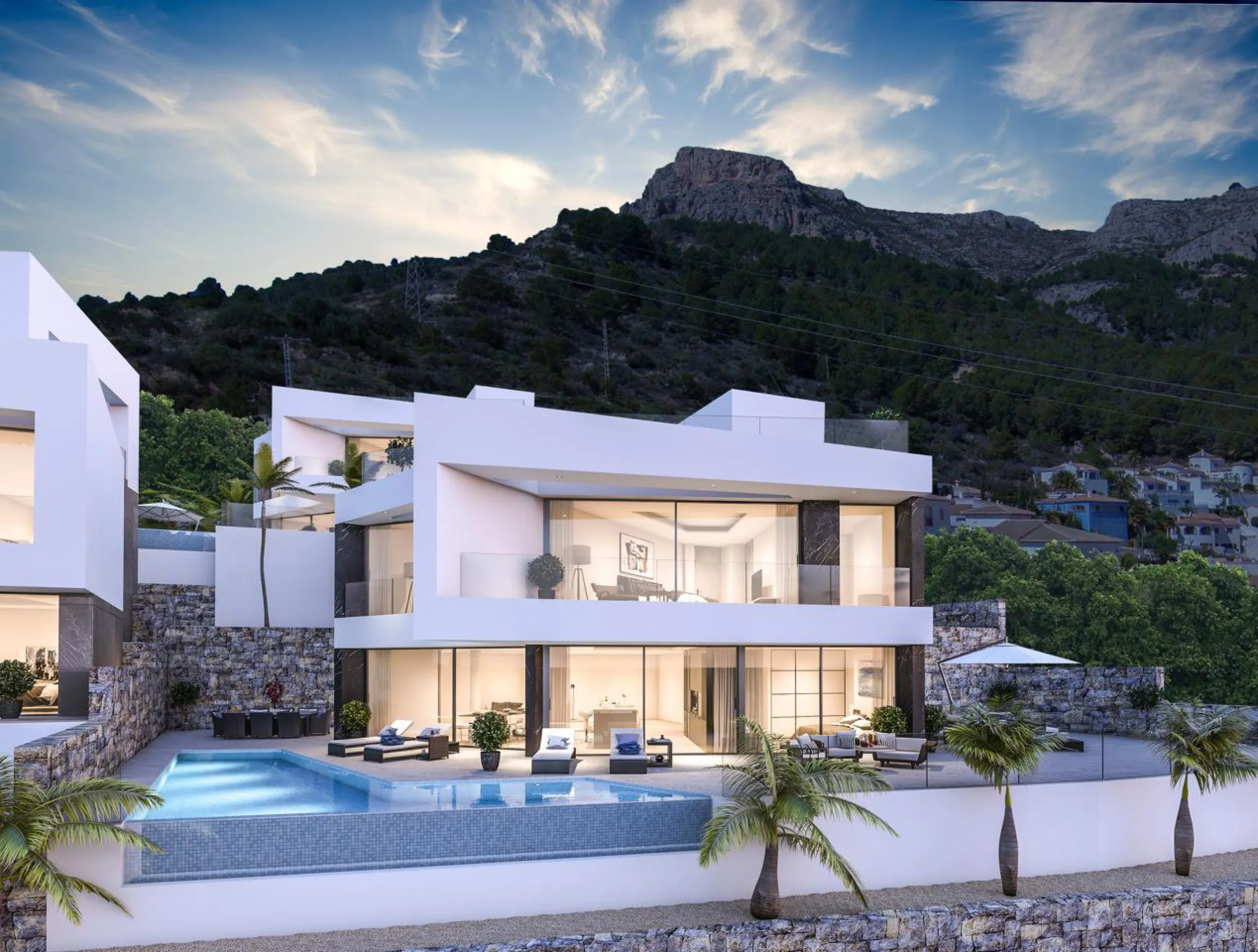 Nueva Promocion en Calpe de 6 Villas de lujo modernas e independientes con vistas al mar