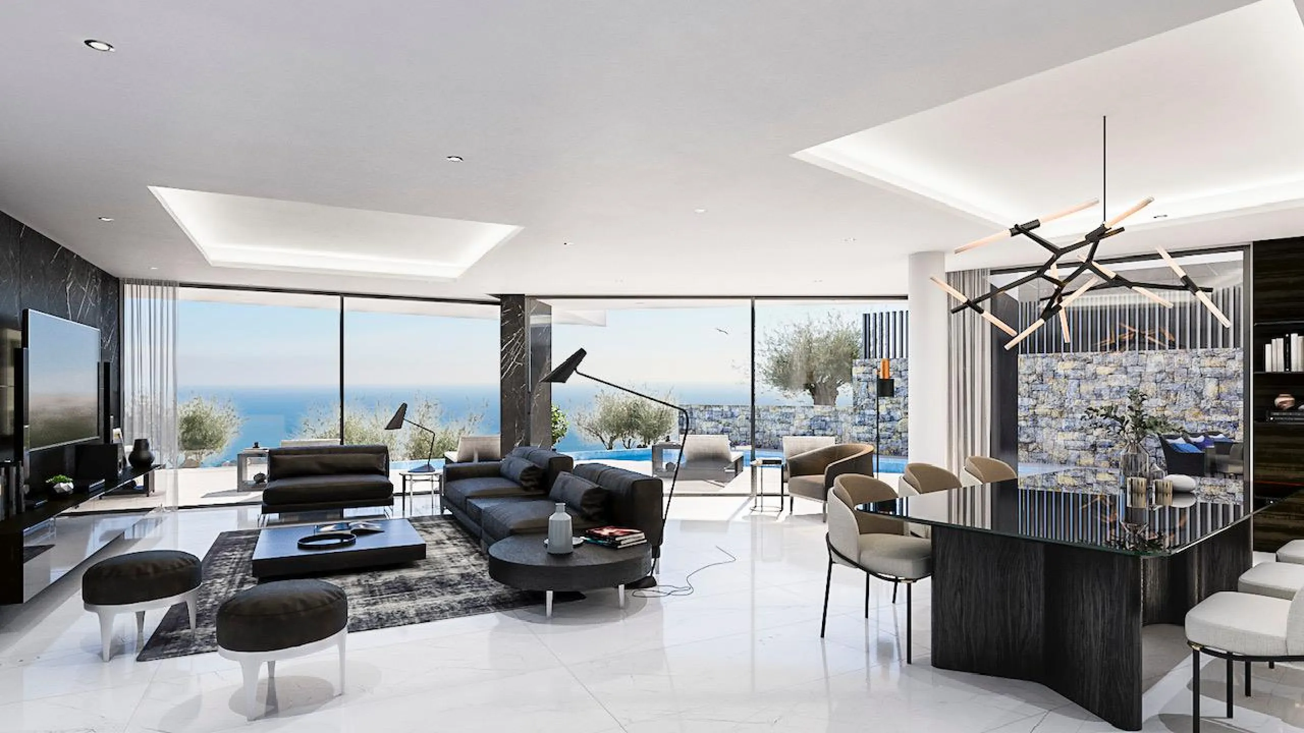 Nueva Promocion en Calpe de 6 Villas de lujo modernas e independientes con vistas al mar