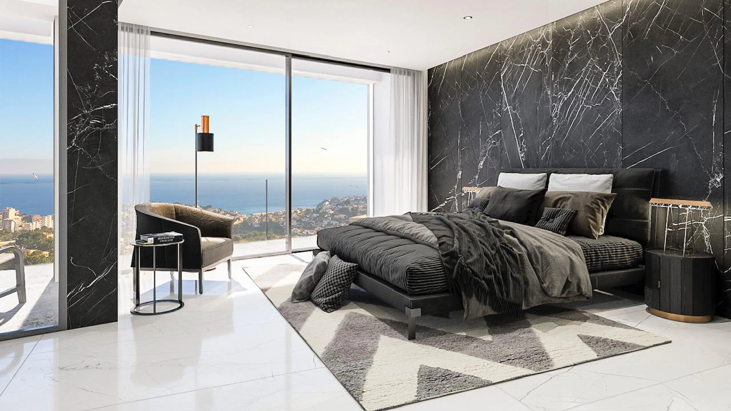Nueva Promocion en Calpe de 6 Villas de lujo modernas e independientes con vistas al mar