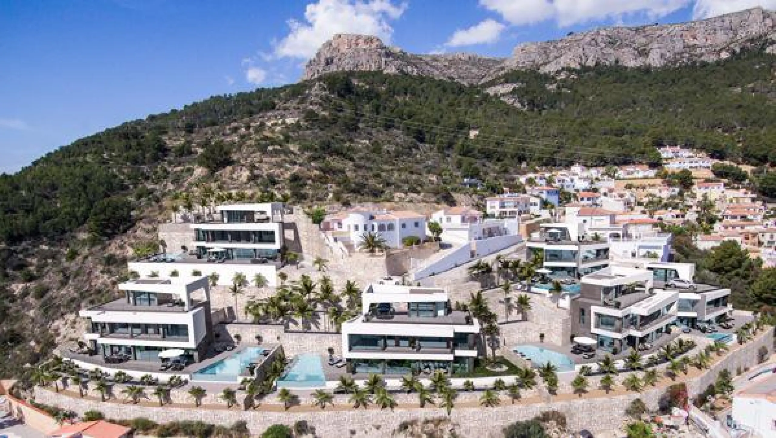 Nueva Promocion en Calpe de 6 Villas de lujo modernas e independientes con vistas al mar