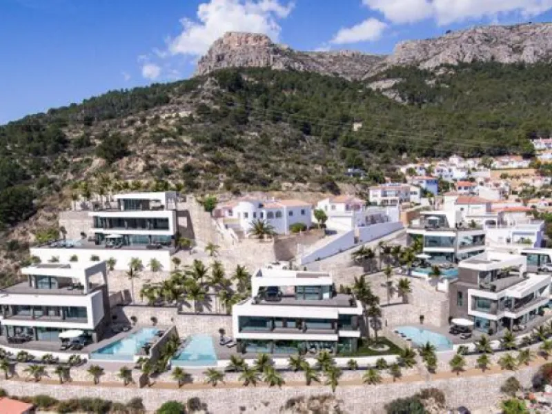 Nueva Promocion en Calpe de 6 Villas de lujo modernas e independientes con vistas al mar