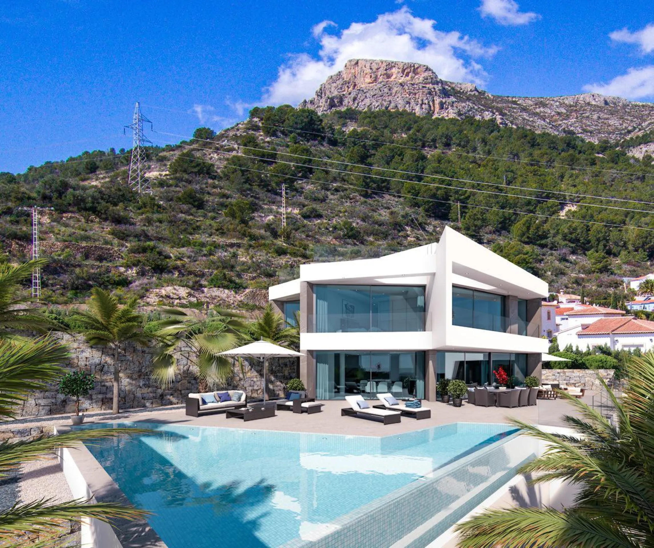 Nueva Promocion en Calpe de 6 Villas de lujo modernas e independientes con vistas al mar