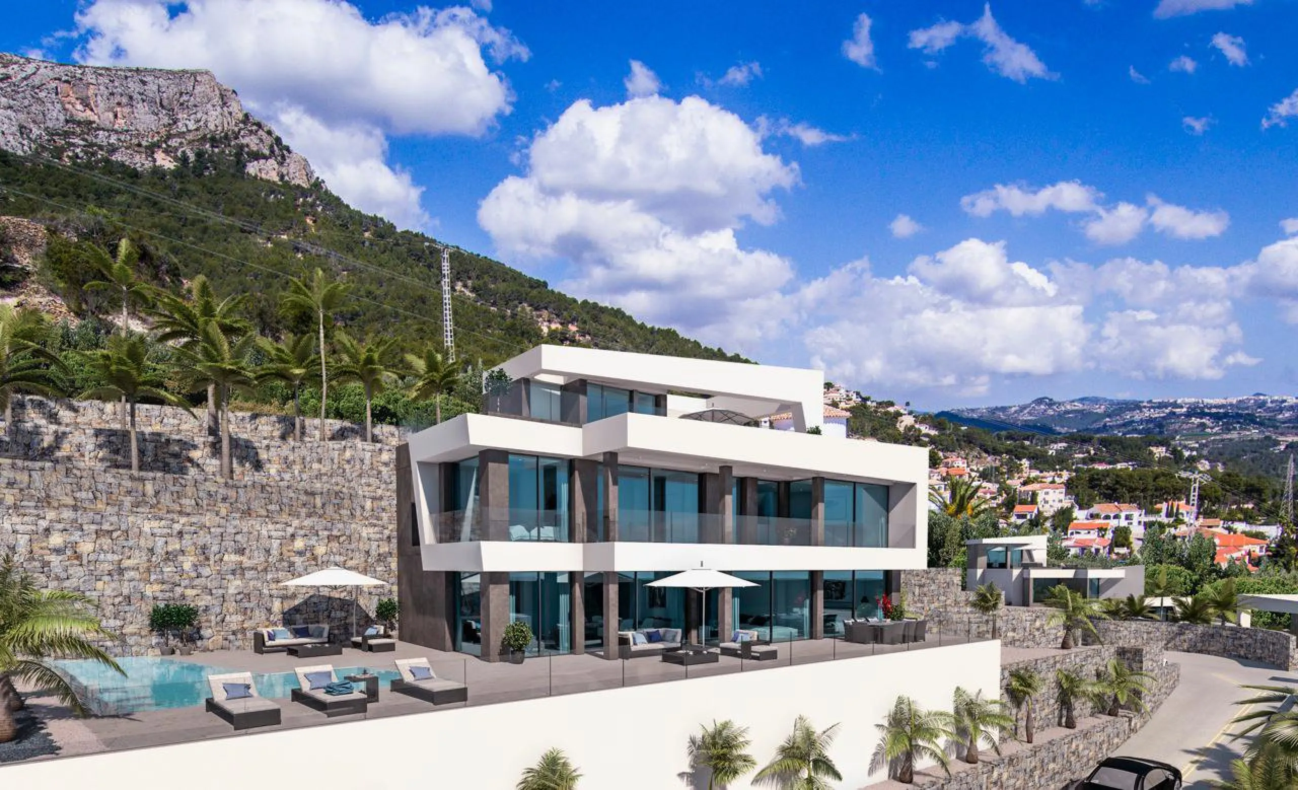 Nueva Promocion en Calpe de 6 Villas de lujo modernas e independientes con vistas al mar