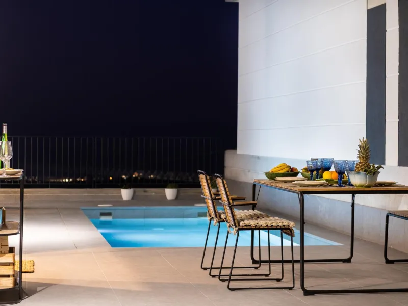 Brand new independent villas with sea views at Polop