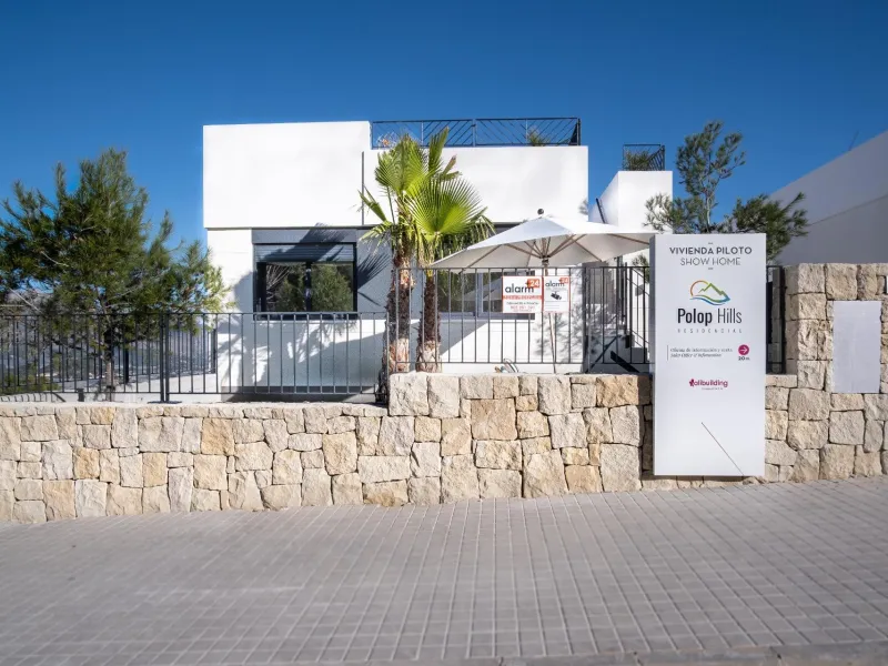 Brand new independent villas with sea views at Polop