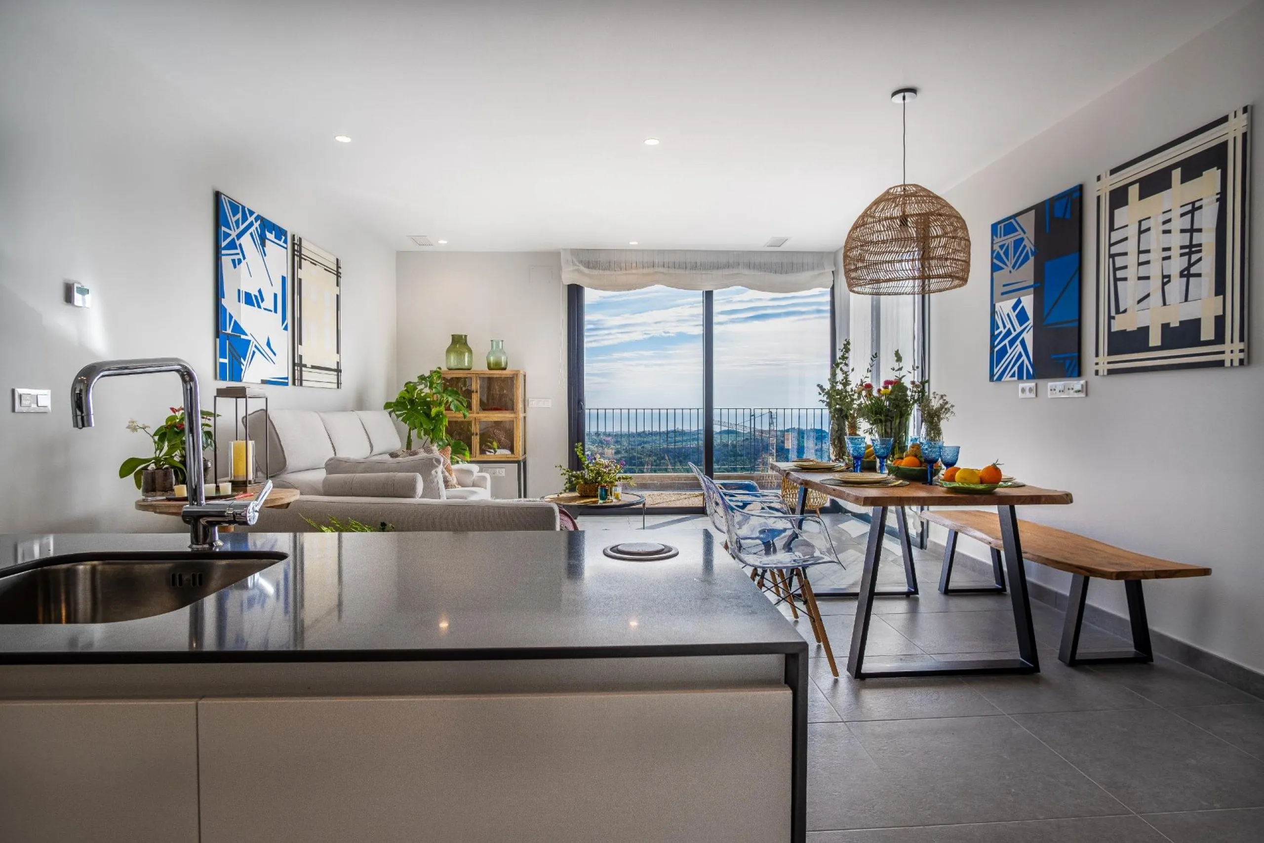 Brand new independent villas with sea views at Polop