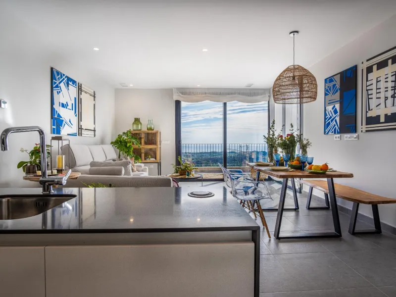 Brand new independent villas with sea views at Polop