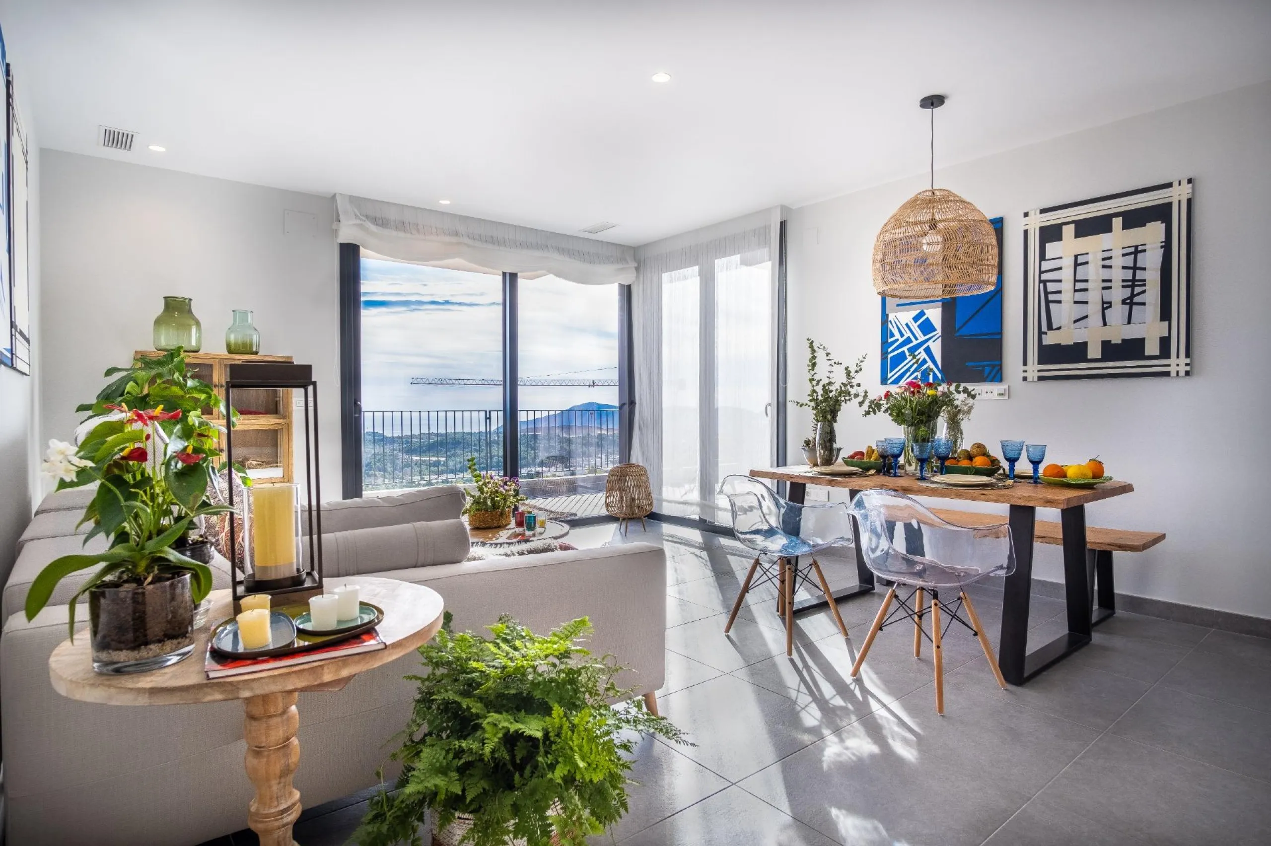 Brand new independent villas with sea views at Polop