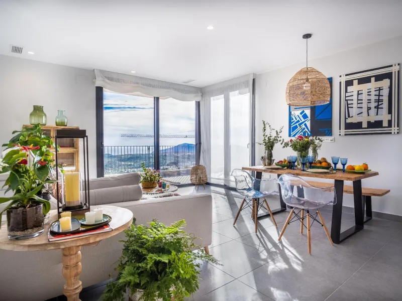 Brand new independent villas with sea views at Polop