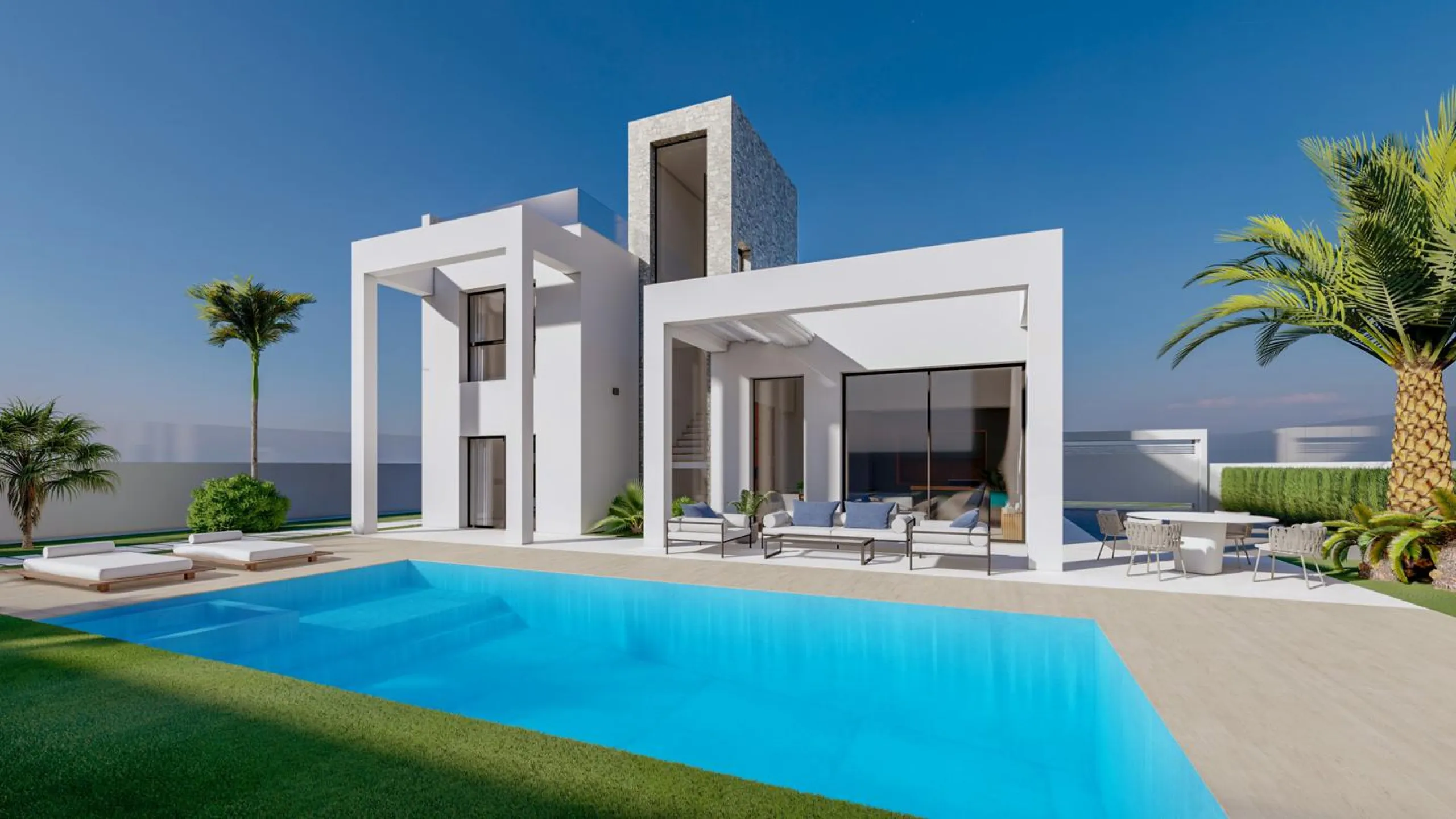 Luxury villa in Finestrat with spectacular views of the sea