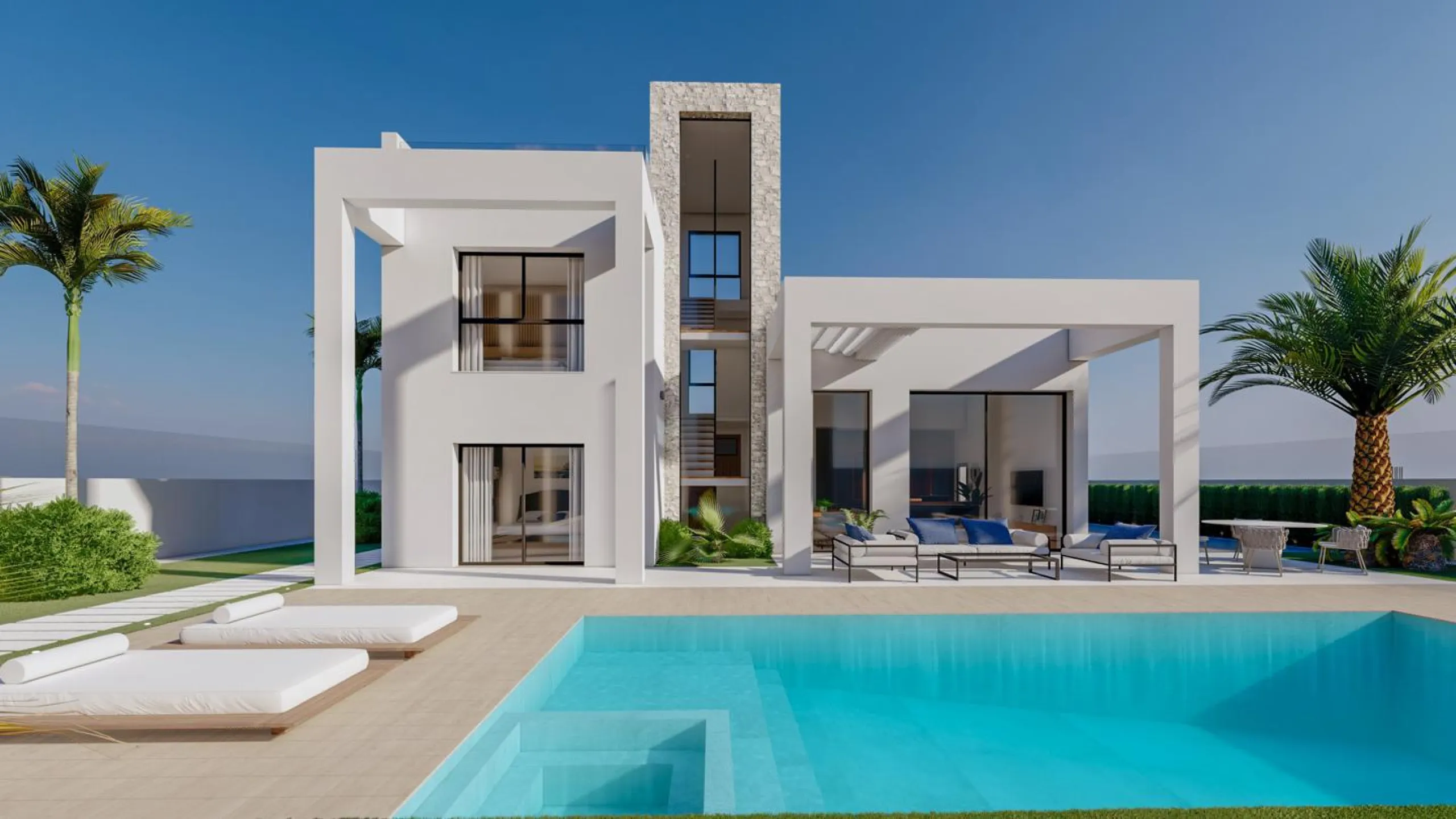 Luxury villa in Finestrat with spectacular views of the sea