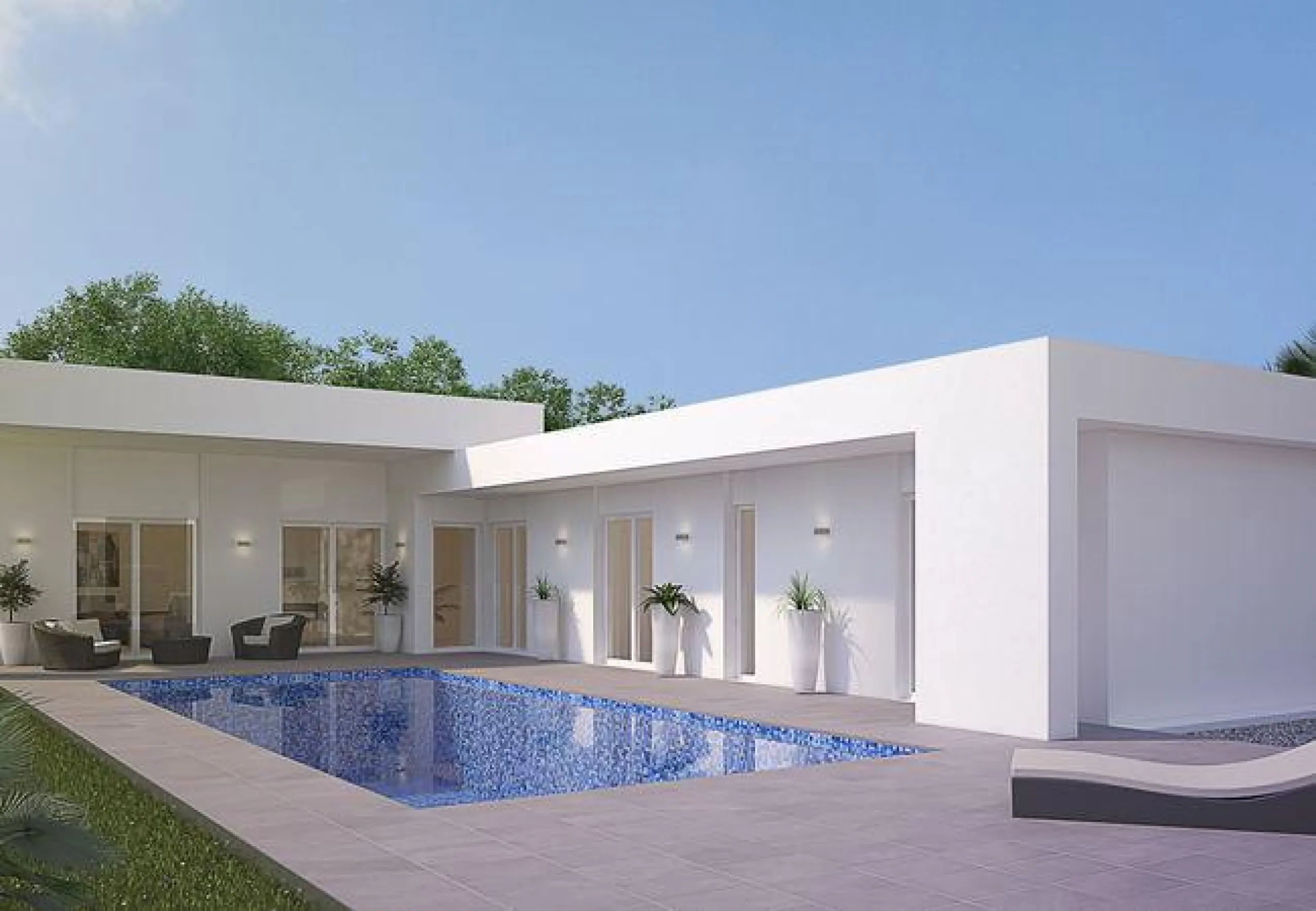 Fantastic new built Villa built on a plot of 500 m2 in La Romana.