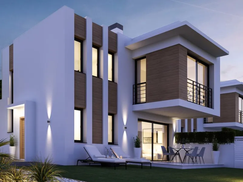 Chalets independientes de Obra nueva construidos a 1800 m de la playa y del centro de Denia