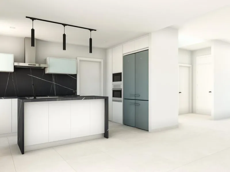 New built detached villas 1800m from the beach in Denia.