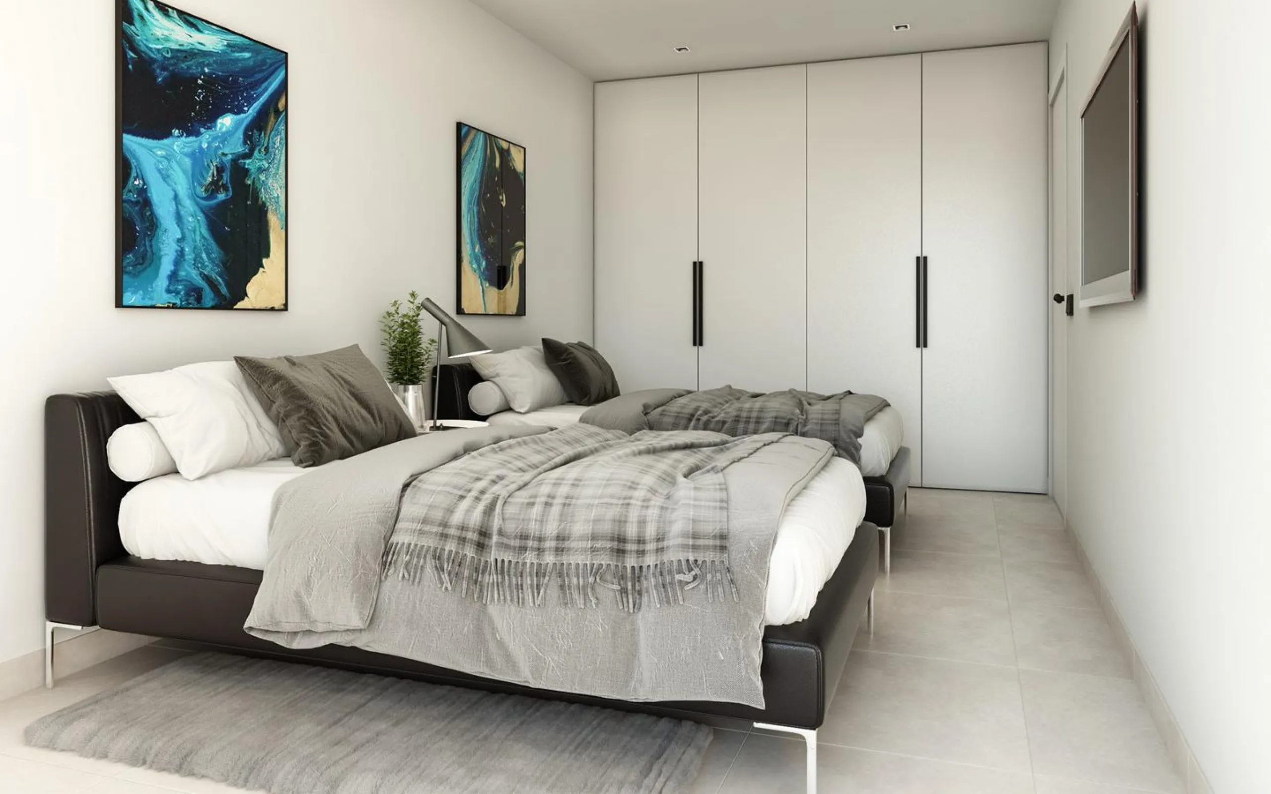 New built detached villas 1800m from the beach in Denia.