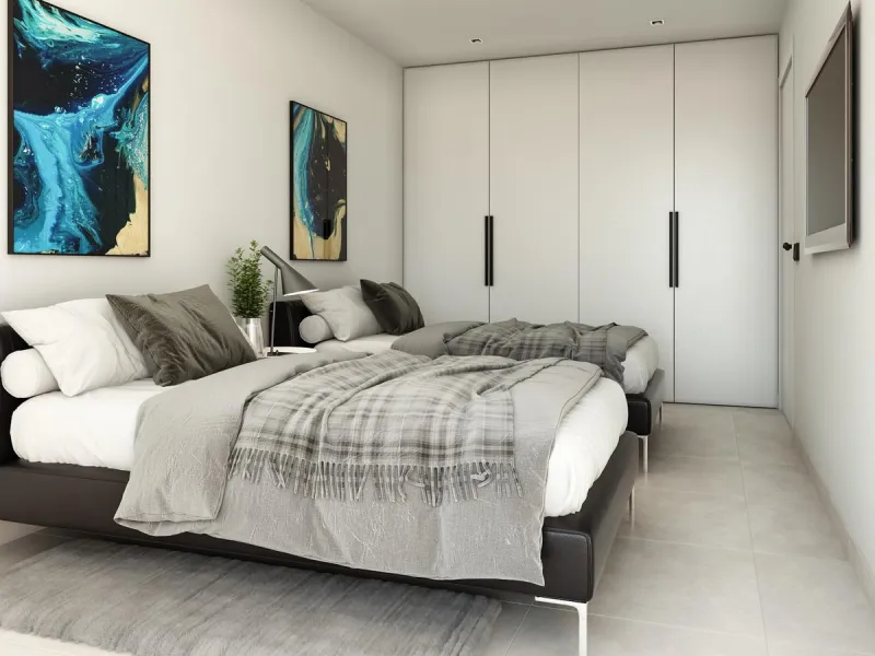 New built detached villas 1800m from the beach in Denia.