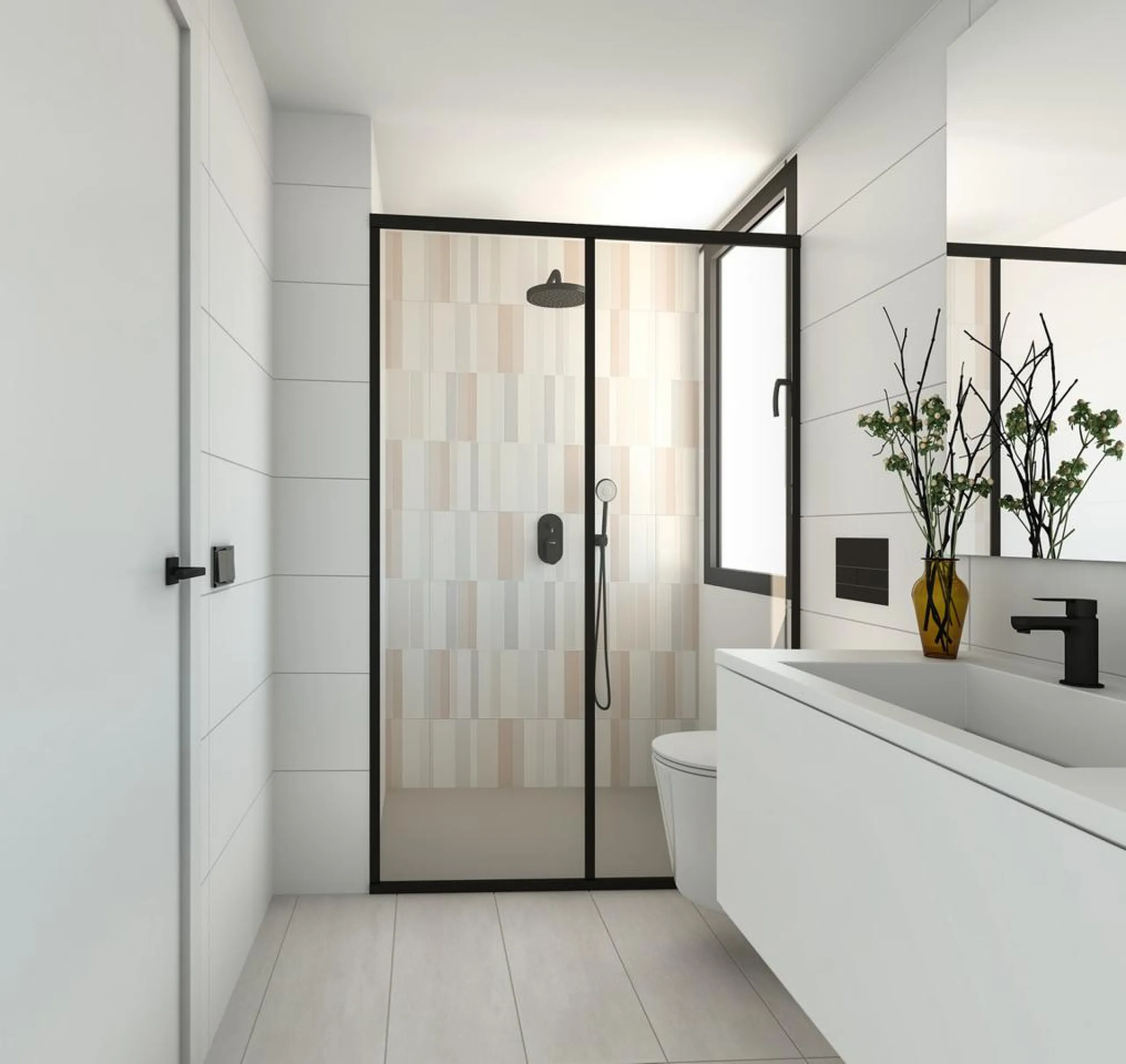 New built detached villas 1800m from the beach in Denia.