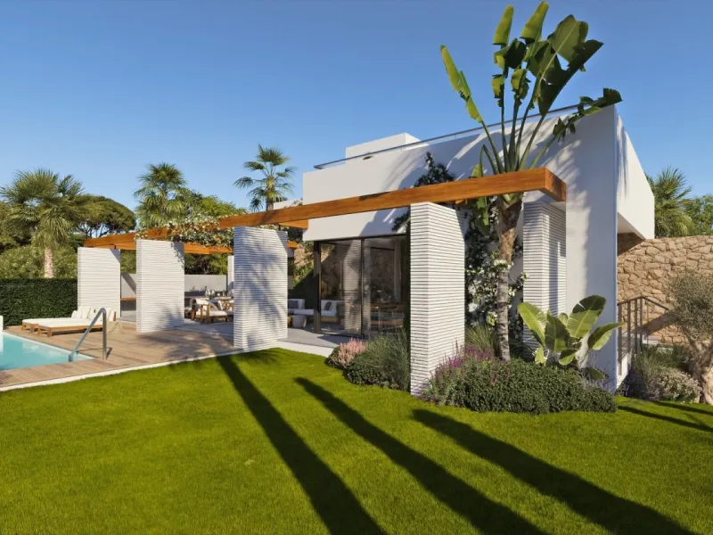 LUXURY BRAND NEW VILLAS 2 MINUTES WALKING TO THE AGUAMARINA BEACH