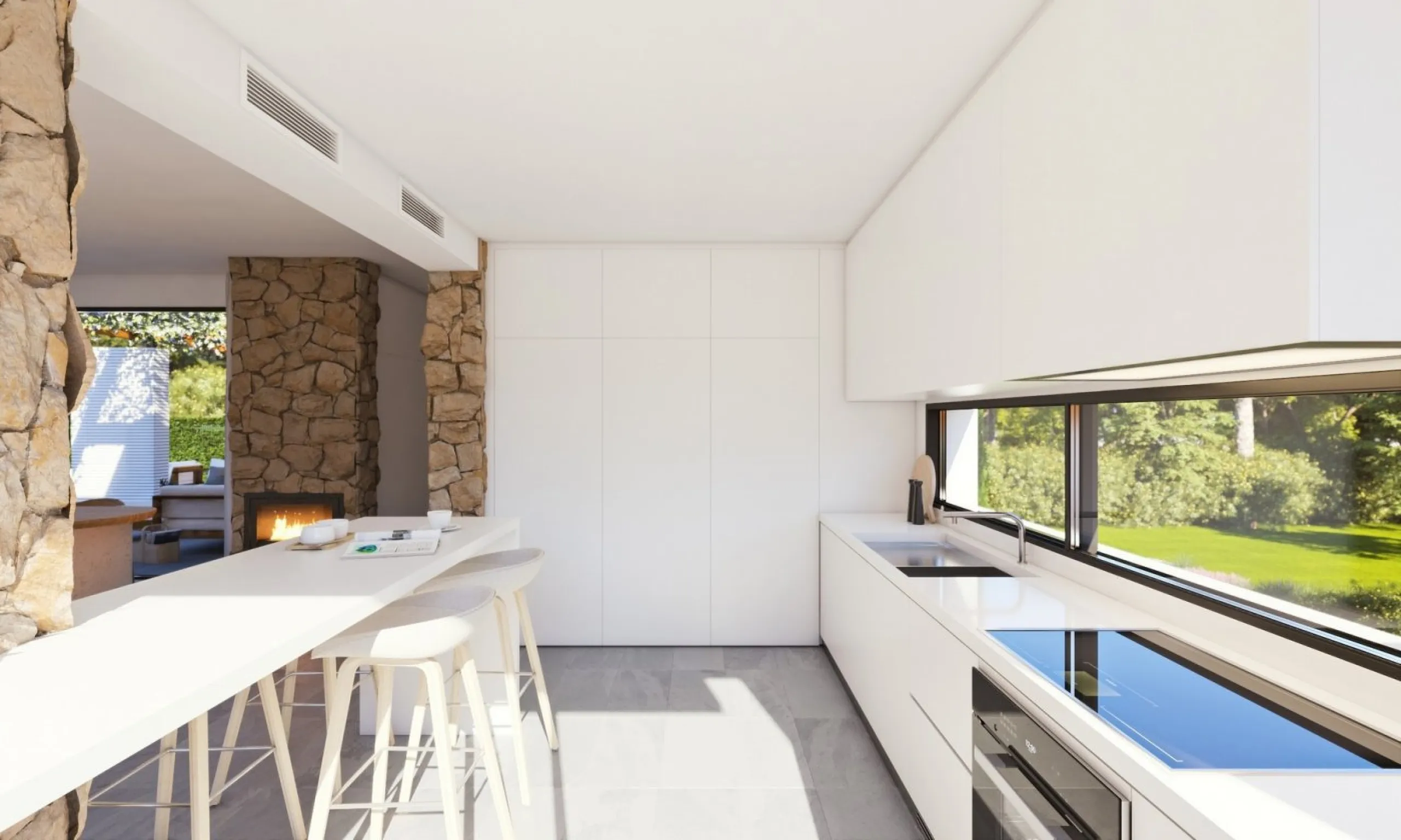 VILLAS DE LUJO DE OBRA NUEVA A 2 MINUTOS ANDANDO A LA PLAYA de AGUAMARINA
