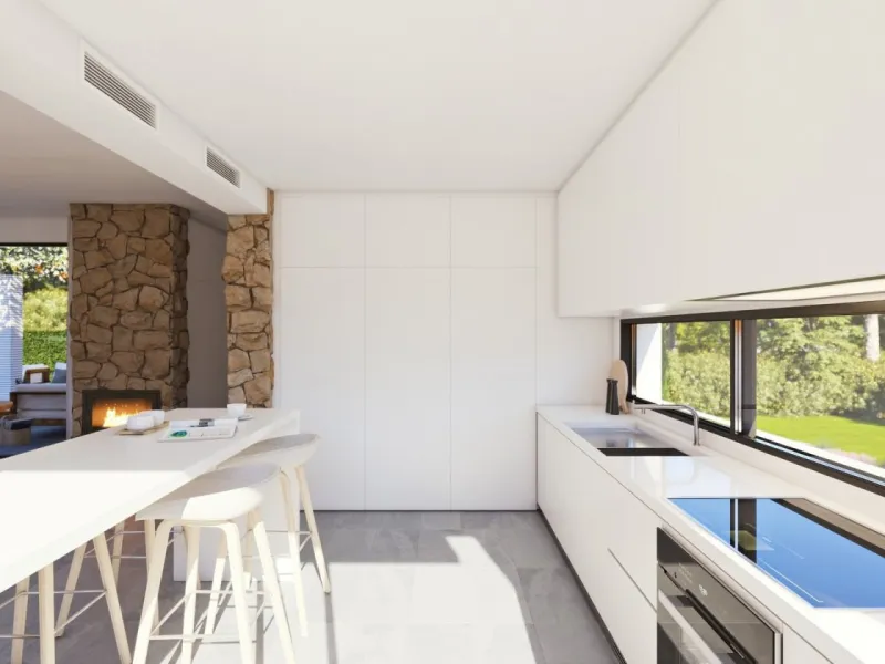 VILLAS DE LUJO DE OBRA NUEVA A 2 MINUTOS ANDANDO A LA PLAYA de AGUAMARINA
