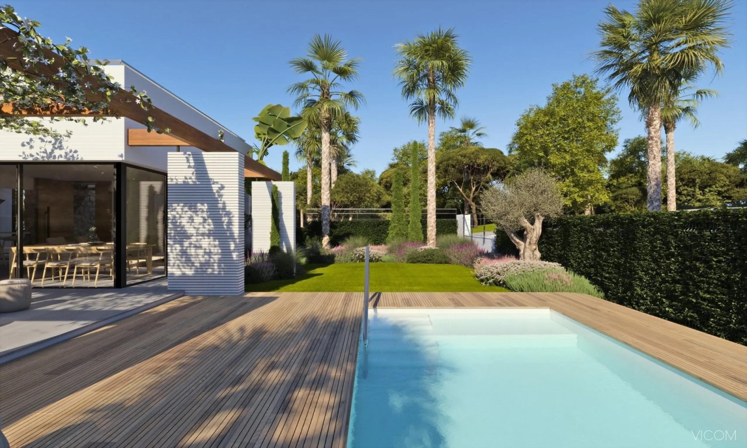 VILLAS DE LUJO DE OBRA NUEVA A 2 MINUTOS ANDANDO A LA PLAYA de AGUAMARINA