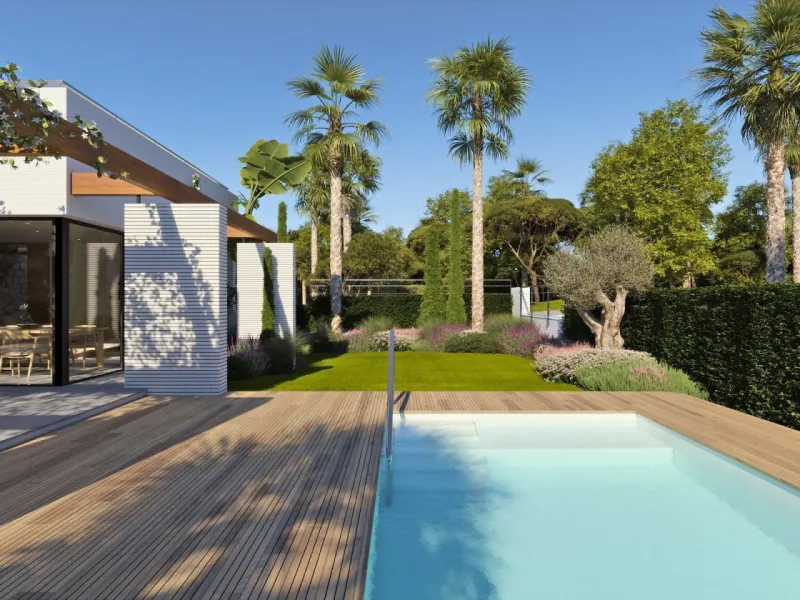 VILLAS DE LUJO DE OBRA NUEVA A 2 MINUTOS ANDANDO A LA PLAYA de AGUAMARINA