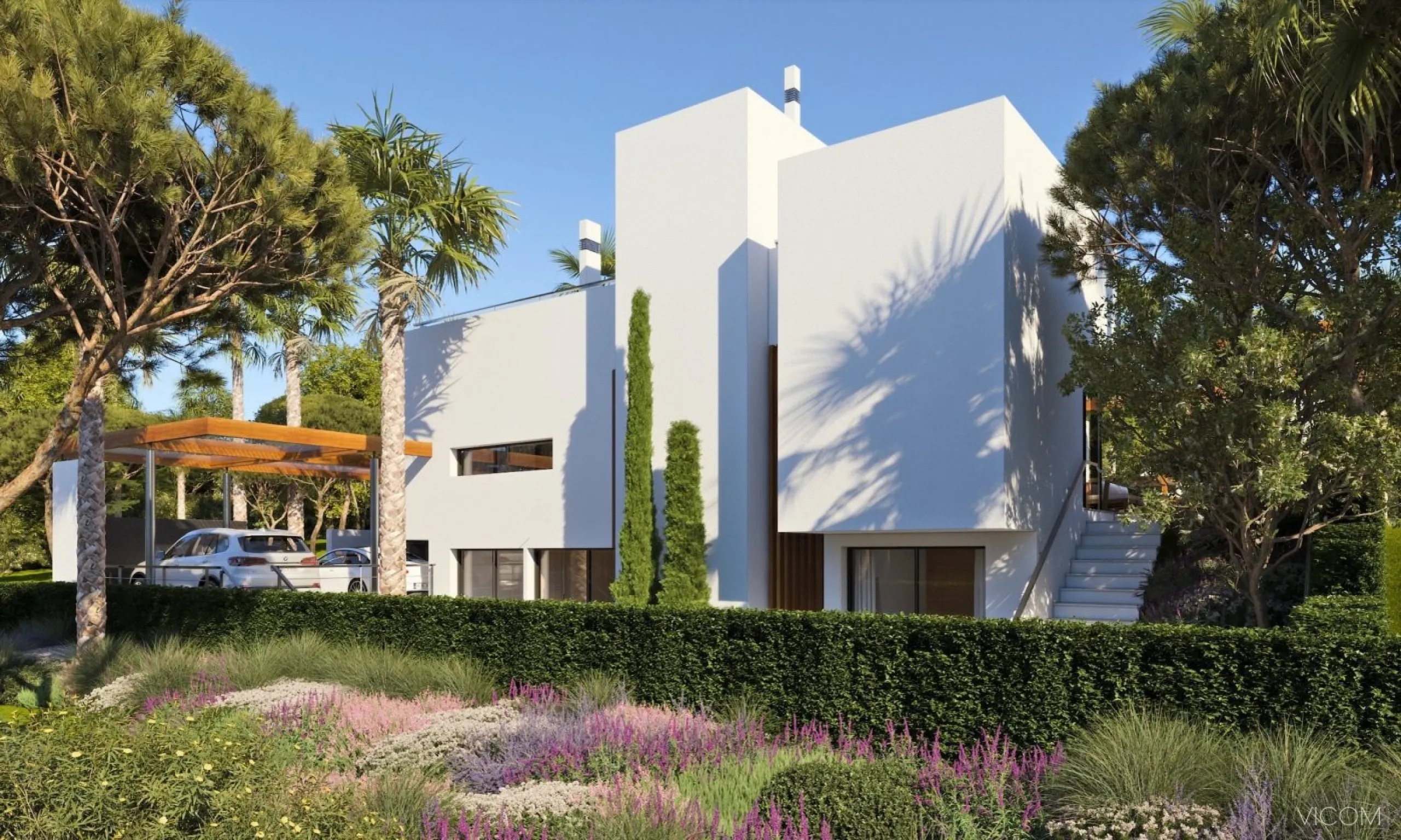 VILLAS DE LUJO DE OBRA NUEVA A 2 MINUTOS ANDANDO A LA PLAYA de AGUAMARINA