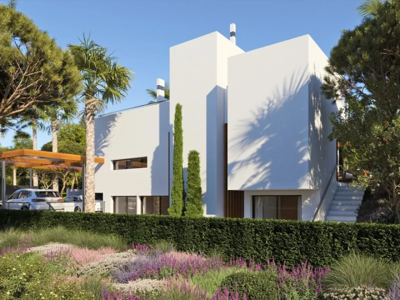 VILLAS DE LUJO DE OBRA NUEVA A 2 MINUTOS ANDANDO A LA PLAYA de AGUAMARINA
