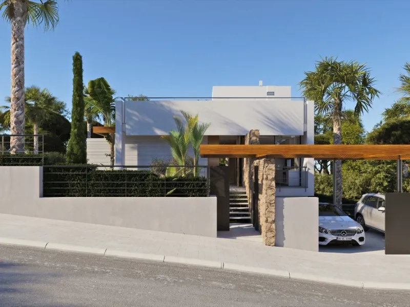 VILLAS DE LUJO DE OBRA NUEVA A 2 MINUTOS ANDANDO A LA PLAYA de AGUAMARINA