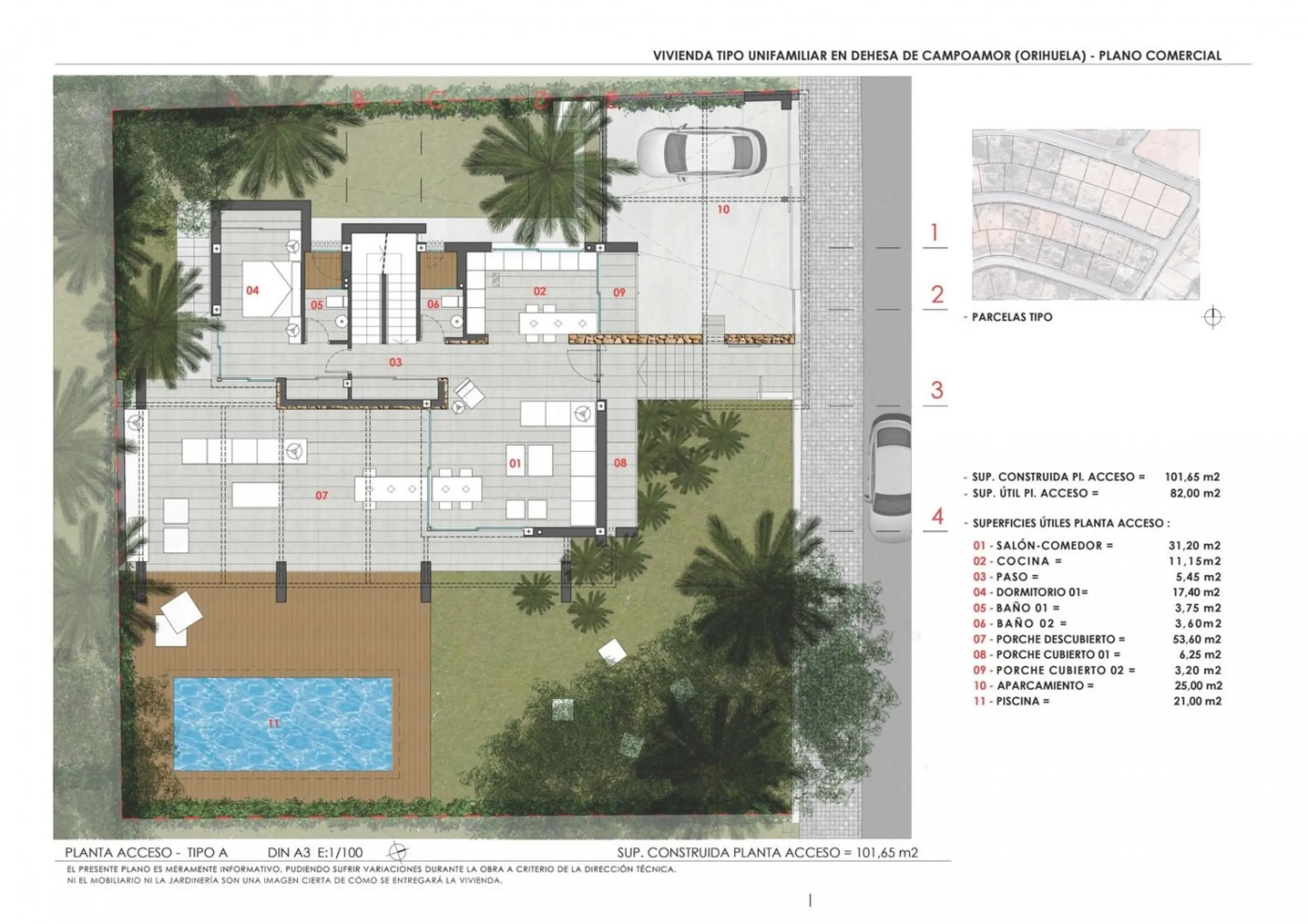 VILLAS DE LUJO DE OBRA NUEVA A 2 MINUTOS ANDANDO A LA PLAYA de AGUAMARINA