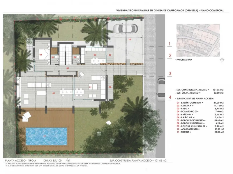 VILLAS DE LUJO DE OBRA NUEVA A 2 MINUTOS ANDANDO A LA PLAYA de AGUAMARINA