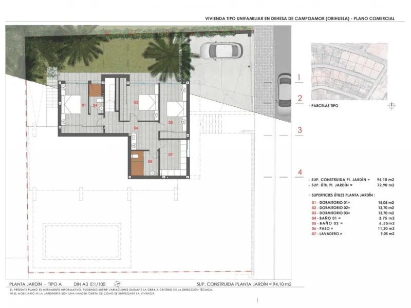 VILLAS DE LUJO DE OBRA NUEVA A 2 MINUTOS ANDANDO A LA PLAYA de AGUAMARINA