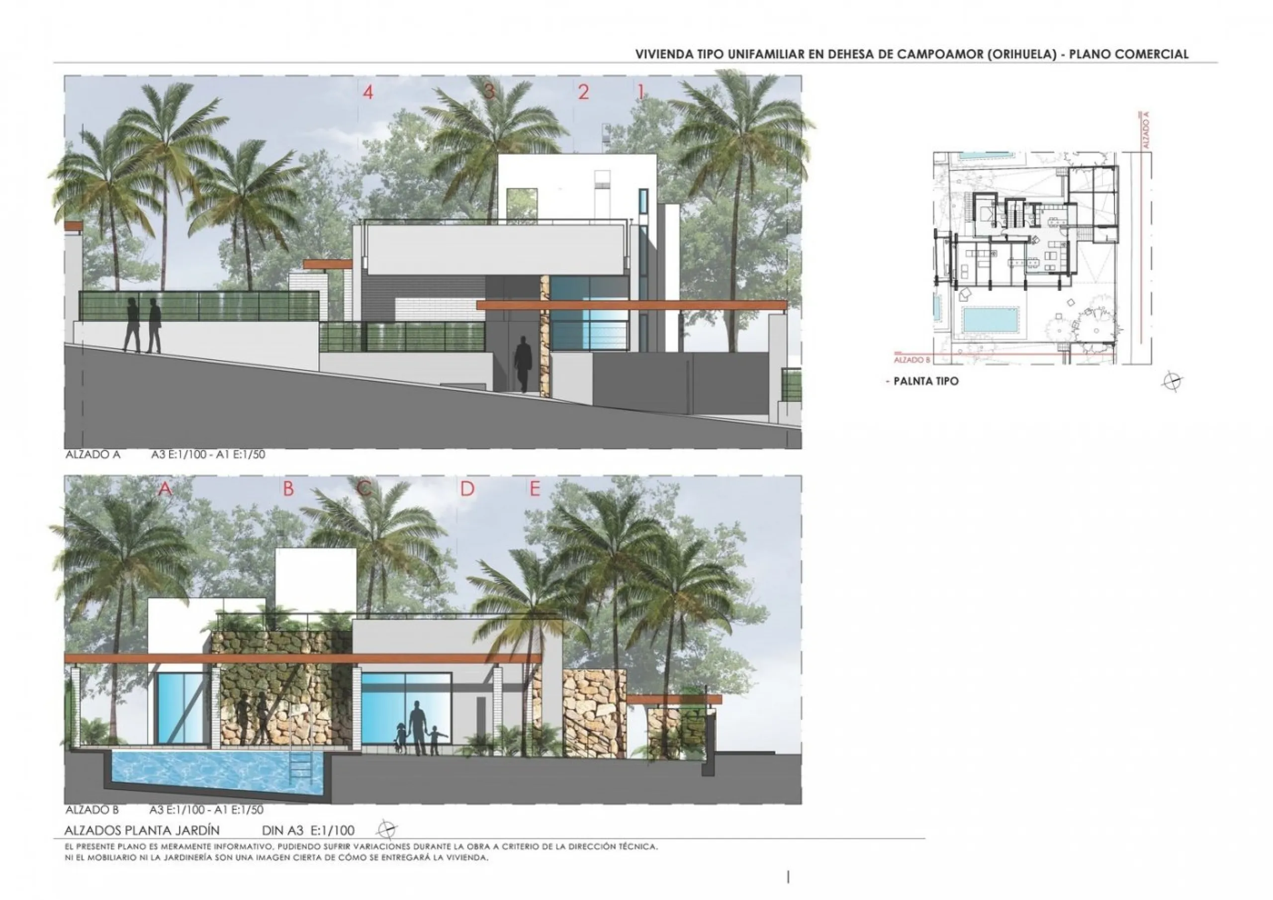 VILLAS DE LUJO DE OBRA NUEVA A 2 MINUTOS ANDANDO A LA PLAYA de AGUAMARINA