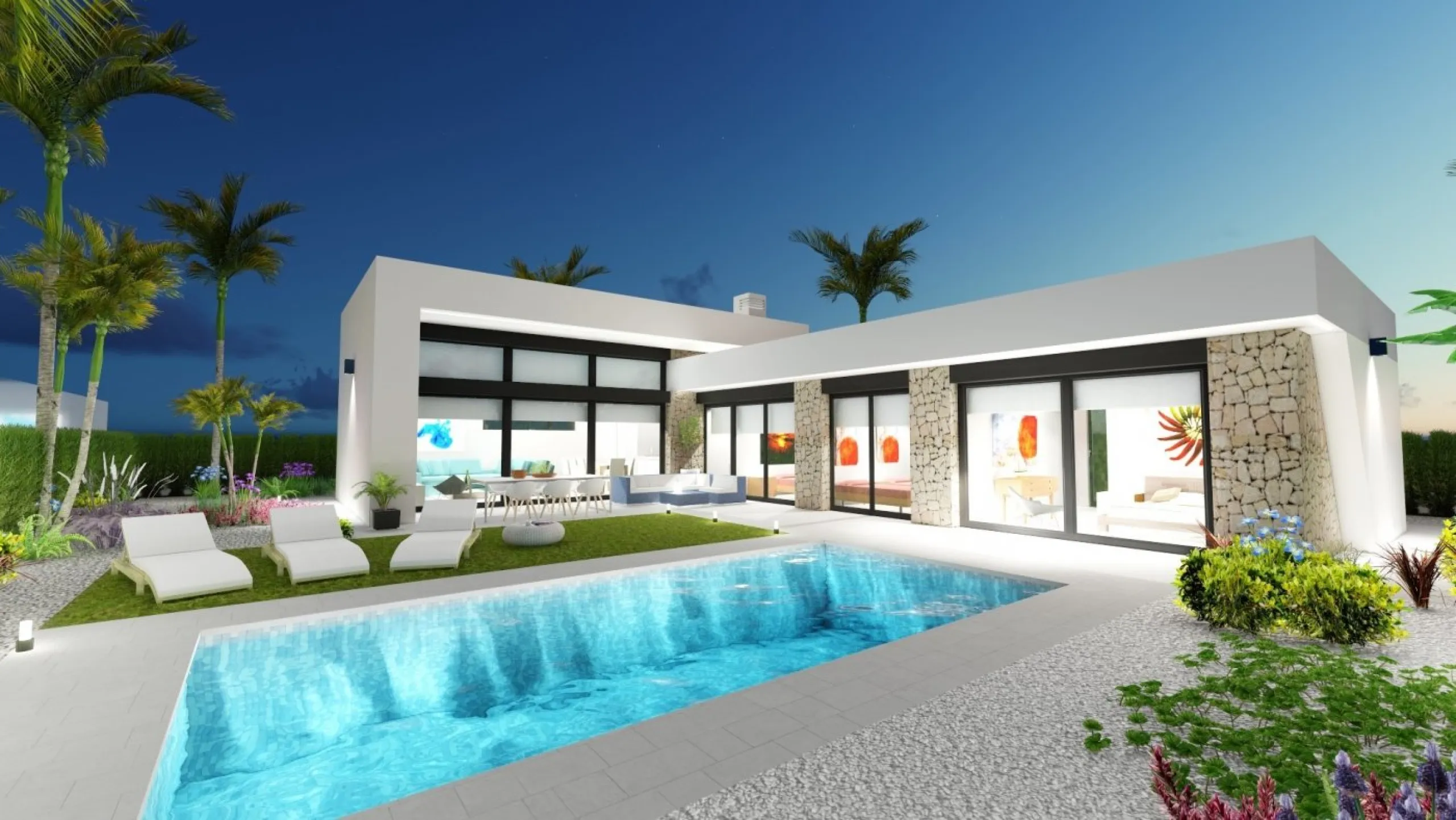 MODERN VILLAS IN CALASPARRA WITH PRIVATE POOL !!!