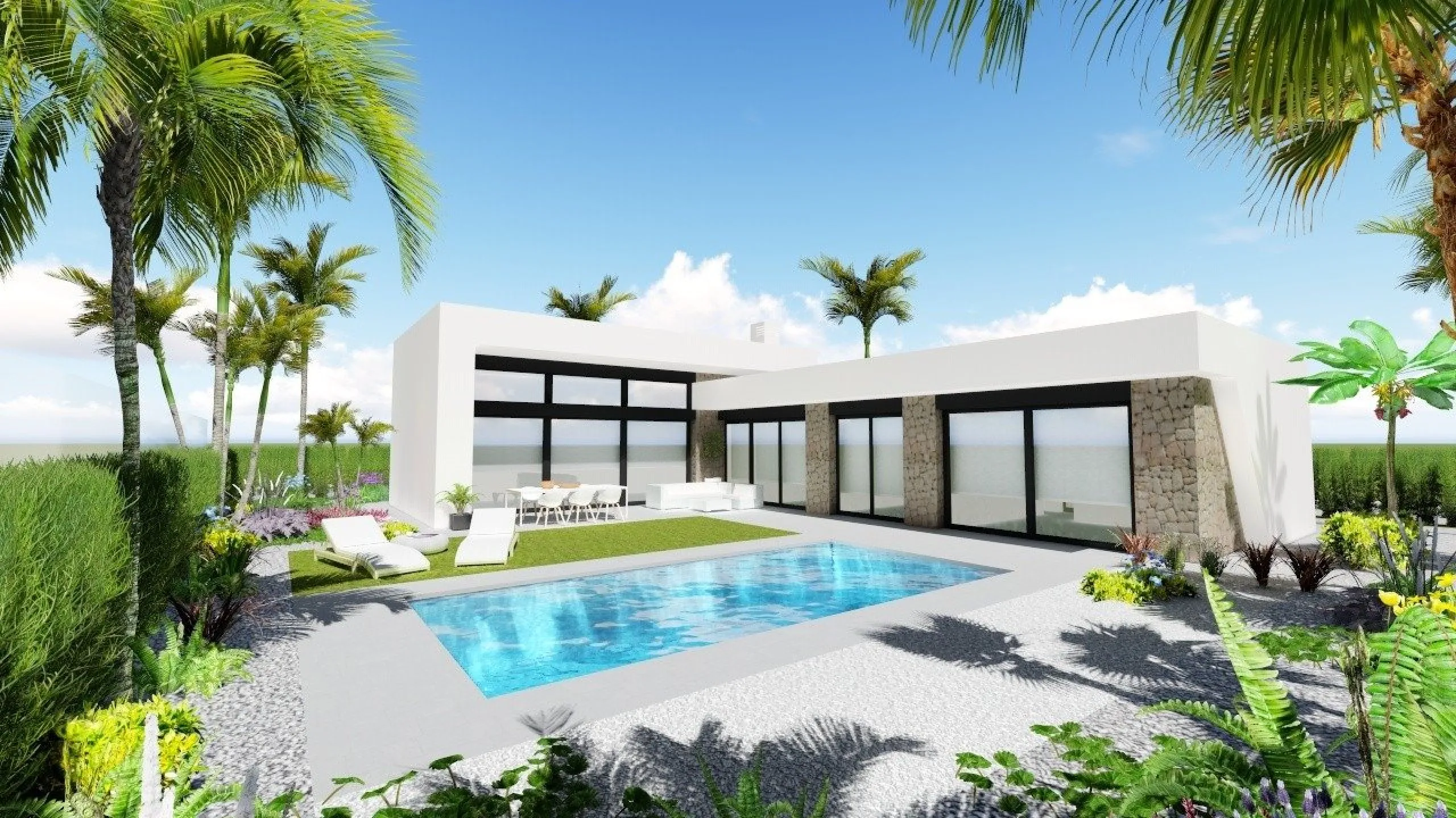 MODERN VILLAS IN CALASPARRA WITH PRIVATE POOL !!!