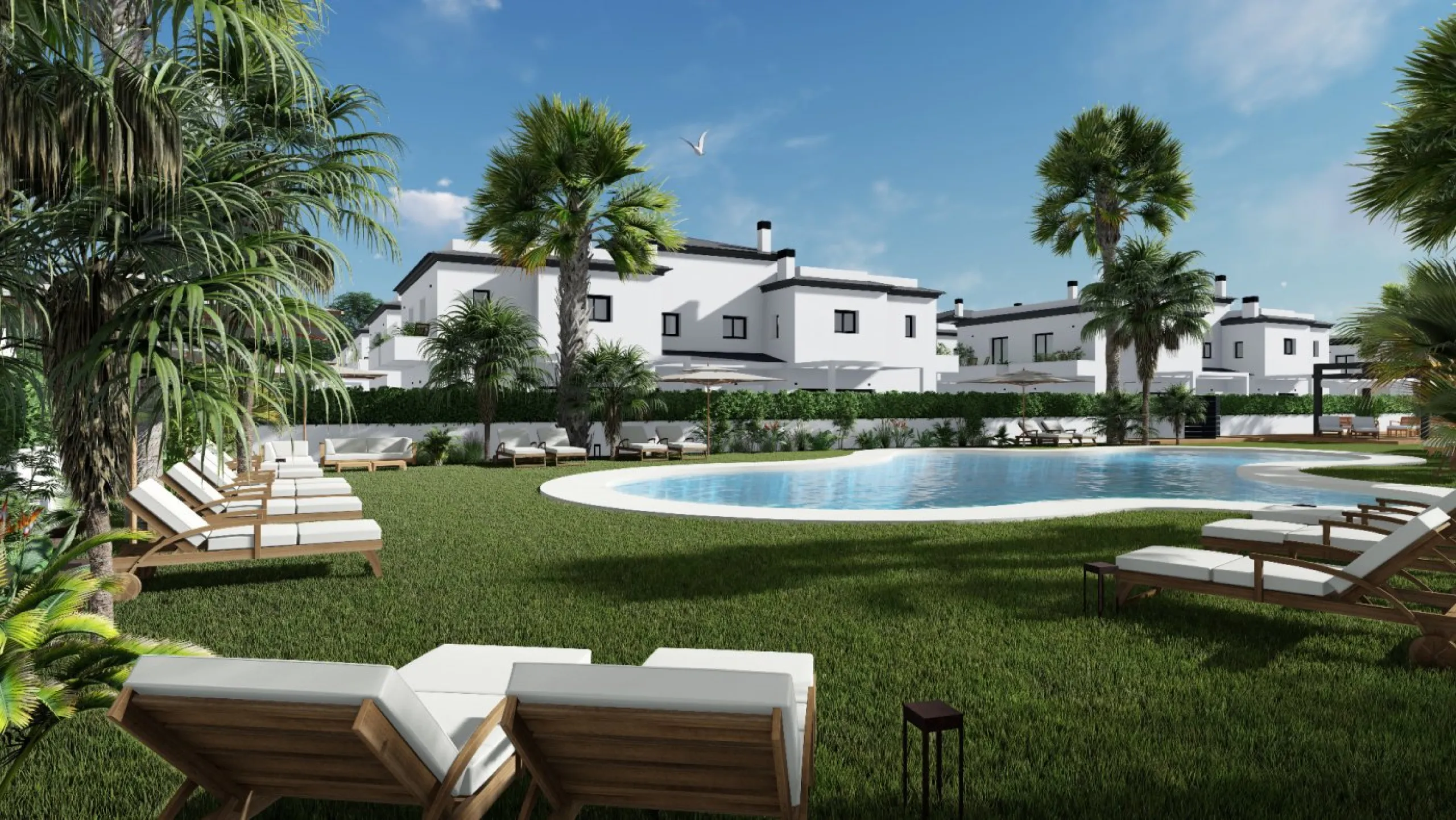 BUNGALOWS DE 3 DORMITORIOS EN RESIDENCIAL EXCLUSIVO EN GRAN ALACANT!