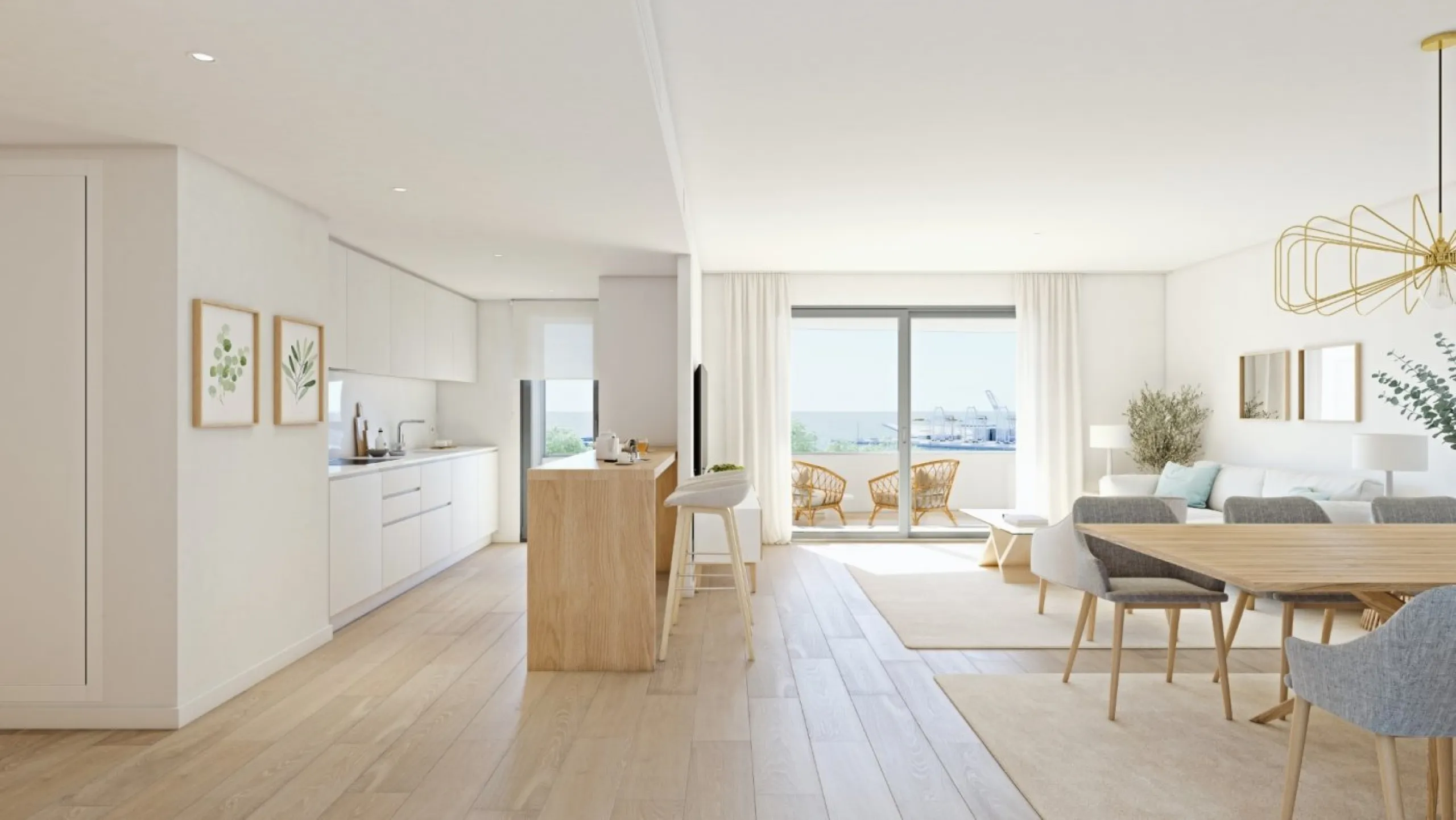 Viviendas de obra nueva en la "Milla de Oro" de Alicante
