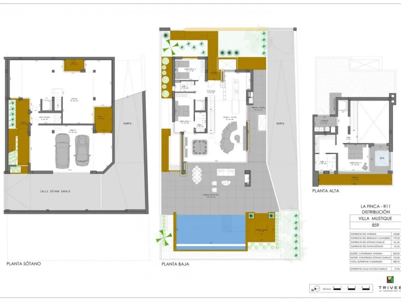 NEW BUILD LUXURY FIRST LINE VILLA IN ALGORFA GOLF COURSE