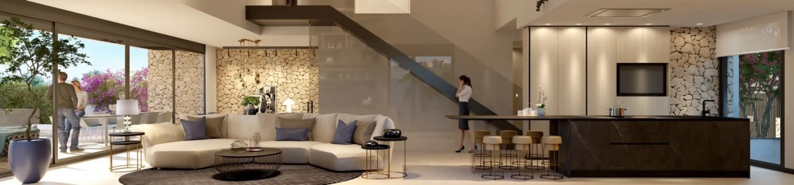 NEW BUILD LUXURY FIRST LINE VILLA IN ALGORFA GOLF COURSE
