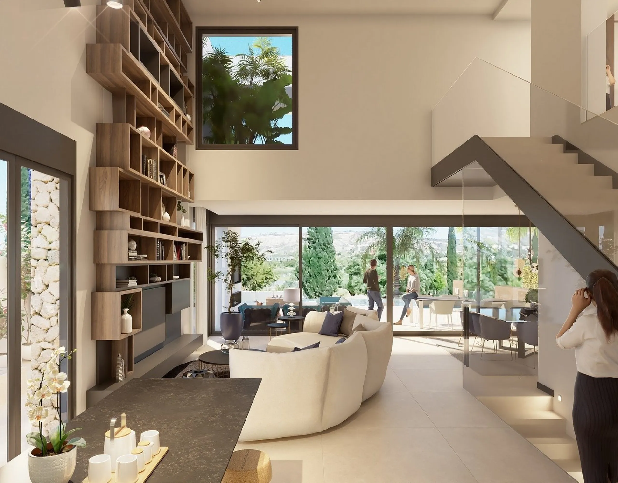 NEW BUILD LUXURY FIRST LINE VILLA IN ALGORFA GOLF COURSE