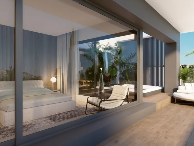 NEW BUILD LUXURY FIRST LINE VILLA IN ALGORFA GOLF COURSE