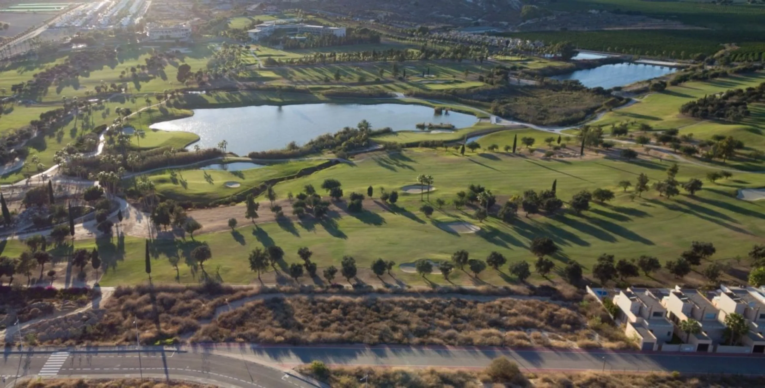NEW BUILD LUXURY FIRST LINE VILLA IN ALGORFA GOLF COURSE